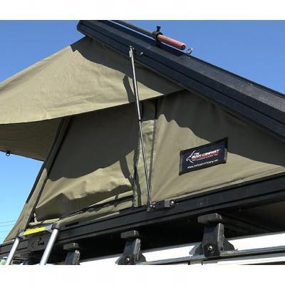 Clamshell Roof Top Tent - ALPHA - exterior view side