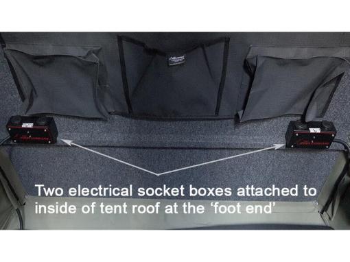 Clamshell Roof Top Tent - ALPHA - twin power box